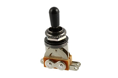Allparts EP-0066-003 Black Short Straight Toggle Switch