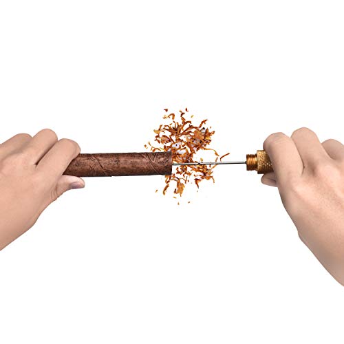 FUNEW Perfect Draw Cigar Tool,Cigar Twin Nubbers,Perfect Cigar Accessories for Men