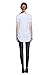 Coreal Womens Casual Curved Hem Solid Color Sleeve T-Shirt Tops Tunic tees