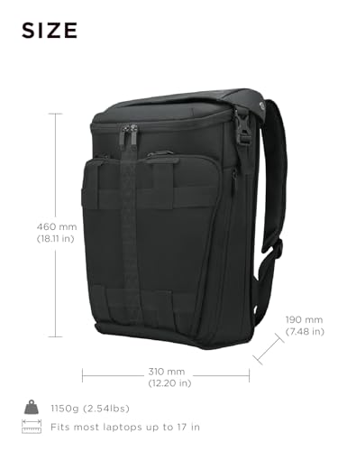 Lenovo Legion Active 17-inch Gaming Backpack - Black - Laptop Compartment - Durable & Water Resistant - Water Bottle Pocket