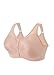 Glamorise Full Figure Plus Size MagicLift Front-Closure Posture Back Bra Wirefree #1265 Café