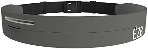 Running Belt Waist Pack - Zipper Pockets Universal Outdoor Sports Workout Runners Belt Fanny Pack - Adjustable Running Pouch for All Kinds of Phones