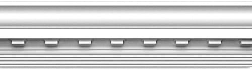 Focal Point 23130 4 1/8-Inch Concord Dentil Crown Moulding 4 1/8-Inch by 8 Foot, Primed White, 8-Pack by Focal Point