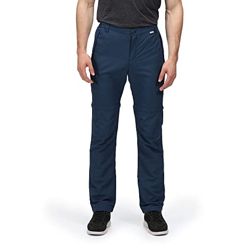 Regatta Leesville Z/O II, Pantalones Hombre, Moon Light Denim,