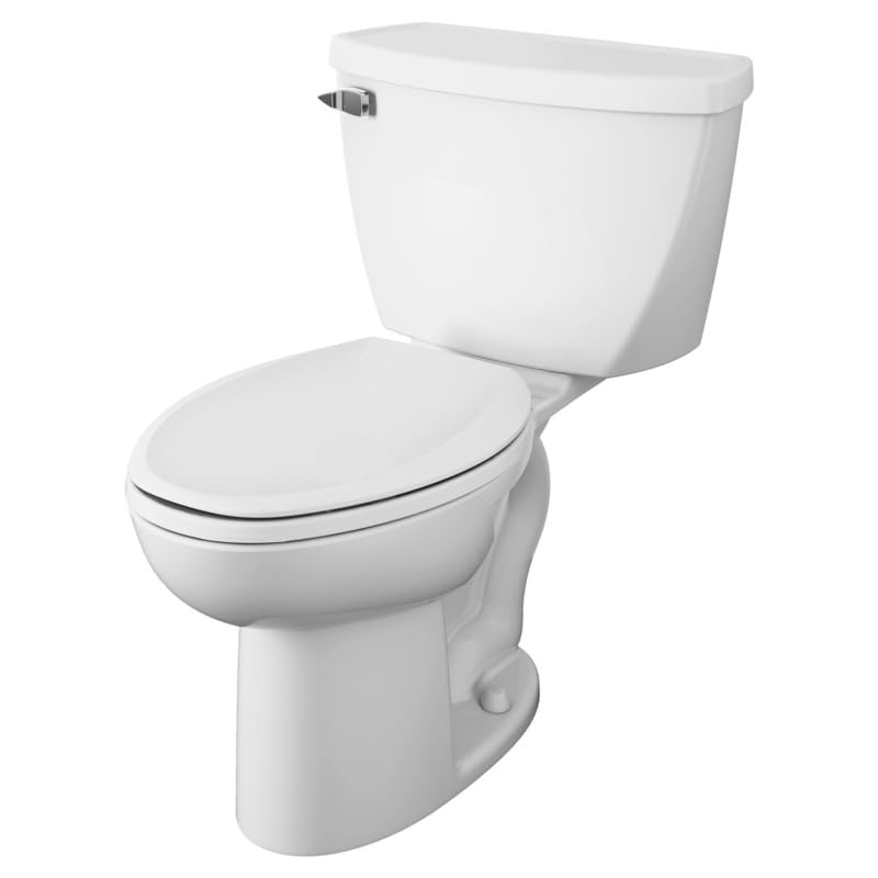 American Standard 2467016.020 Cadet Two-Piece Pressure Assisted Toilet, Chair Height, Elongated Front, photo 12