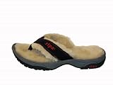 Ripa Mens/Womens Adult Himalayan Shearling Slipper Sandal
