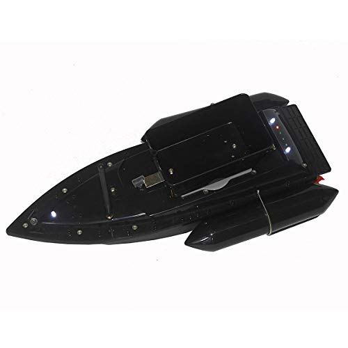 Mrsdbtl Bateau D’amorce Bateau D’appât De Pêche à La Carpe Bouillettes Rc Télécommande Multifonctionnelle Bateau Durée Anti-vent D’herbe 300m Distance Avec Lumière De Navigateur Led