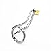YiFeng Stainless Steel Male Chastity Cage Device Belt Locking Men Bondage Fetish ZCS12 (45mm Ring)