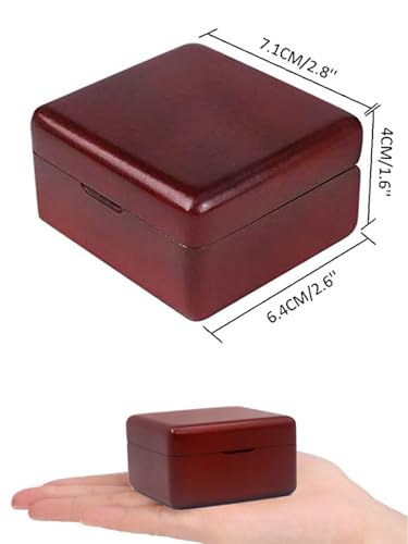 Sinzyo Sailor Moon Music Box Vintage Wood Carved Wind Up Musical Box Gift For Christmas,Birthday,Valentine's Day(Wine Red Box)