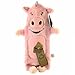Outward Hound Kyjen  32058 Bottle Buddies Pig Plush Chew Toys Water Bottle, Large, Pink