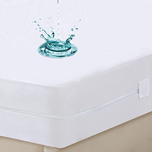 King Waterproof Zippered Mattress Encasement, Breathable, Noiseless
