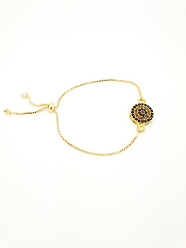Micro Pave CZ Connector Rose Gold Bracelet, Cubic Zirconia Space bracelet Connector, Cz Cute Rose gold Adjustable Bracelet