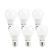 OxyLED OxyBulb 9W 810lumen Equivalent 3000K A19 LED Light Bulbs with E26 Base, Soft White Light(6 Pack)