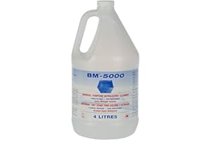 BM-5000 Ultrasonic Cleaning Solution Concentrate | General Purpose Cleaner | Lemon-Scented Non-Ammoniated | Powerful Ultrason
