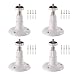 EEEKit 4-pack Outdoor/Indoor Wall Mount for Arlo Pro 2, Arlo Pro, Arlo, Arlo Ultra, Arlo Go Security Camera, 360 Degree Adjustable Ceiling Mount for Reolink RLC-410 / Reolink Argus/Argus 2 CCTV(White)