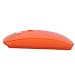 HDE Ultra-Thin Wireless Mouse 2.4GHZ Ergonomic Candy Colored Optical Mouse with USB Nano Receiver and Adjustable DPI Switch (Orange)
