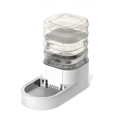Photo 1 of Gravity 4.5L Dog and Cat Water Bowl Dispenser, Automatic Stainless Steel Dog Water Bowl, 100% BPA-Free, Self-Filling Large Capacity Pet Water Feeder for Dogs and Cats