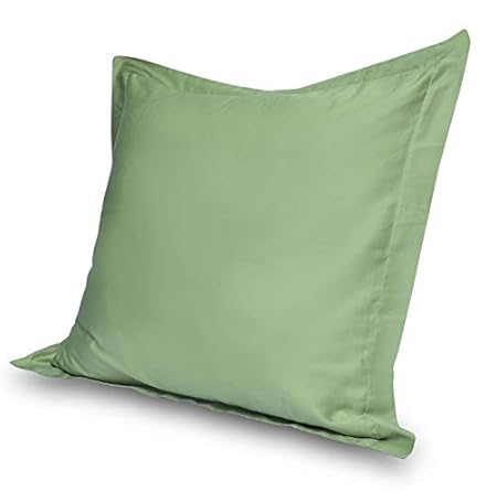 Orange 66cm X 66cm 26 X 26 Inch Eyelet Home Decor Super Soft 2 Piece Euro Shams 800 Thread Count Pillow Cases 100 Egyptian Cotton Solid Plain Home Kitchen Sheets Pillowcases