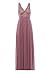 AX Paris Women's V Front Lace Top Maxi Dress