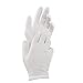 WINOMO 8 Pairs Nylon Gloves Work Glove White