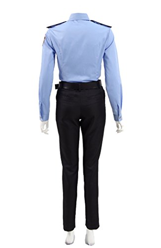 Hot FPS Online Game Policewoman Uniform Costume Shirt and Pants Cosplay Outfit - Image 4