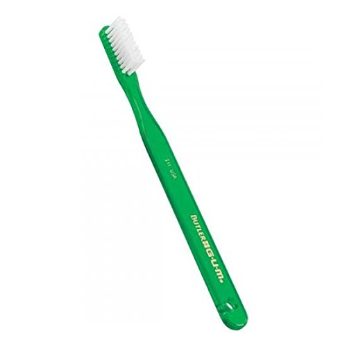 Sunstar GUM 311 Classic Toothbrush, 3 Row, Slender Head Size, Soft - Pack of 3