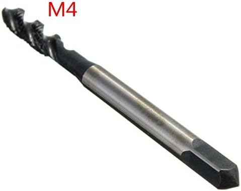 FEVERWORK M3-M8 HSS Spiral Screw Thread Tap Nitriding Treatment Machine Thread Tap -M4