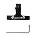 Action Camera Bike Mount Aluminum Alloy 2-Rail Saddle Bike Seat Mount Compatible with GoPro Pro Garmin Virb XE SJCAM DBPOWER Seat Rail Mount Bike Mount Bicycle Seat Rack Mount -BK