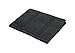 NZ home XL Reusable Grocery Shopping Bags, Heavy Duty Shopping Tote, Stands Upright, Foldable, Washable (Black 5 Pack)