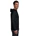 Anvil Lightweight Long Sleeve Hooded T-Shirt. 987 XX-Large Black / Dark Grey