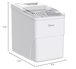 Silonn Ice Makers Countertop, 9 Bullet Ice Cubes