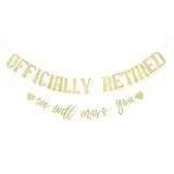 YESSWL Officially Retired Banner - Gold Glitter