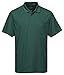 Tri-Mountain Men's 5 oz Moisture Wicking Polyester Shirt w/Pocket Forest Green Medium