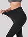 Natural Feelings High Waisted Leggings for Women Ultra Soft Stretch Opaque Slim Tights Black