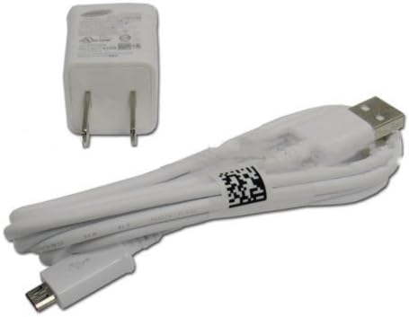 Genuine Charging 1.2Amp HTC One X9 Upgrade or Replacement Compact Wall Charger with Detachable High Power MicroUSB 2.0 Data Sync Cable! (White / 110-240v)