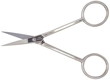 Nifty Notions 4" Double Curved Machine Embroidery Scissor (7374A)