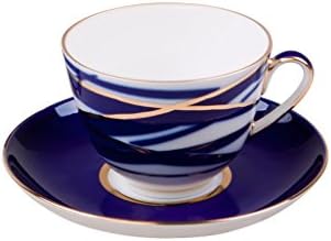 Lomonosov Porcelain Tea Set Cup and Saucer Spring Cocon 7.8 ounces/230 milliliters