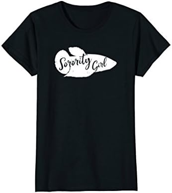 Womens Ladies Betta Sorority Girl Fish keeping Pet Owner T-Shirt