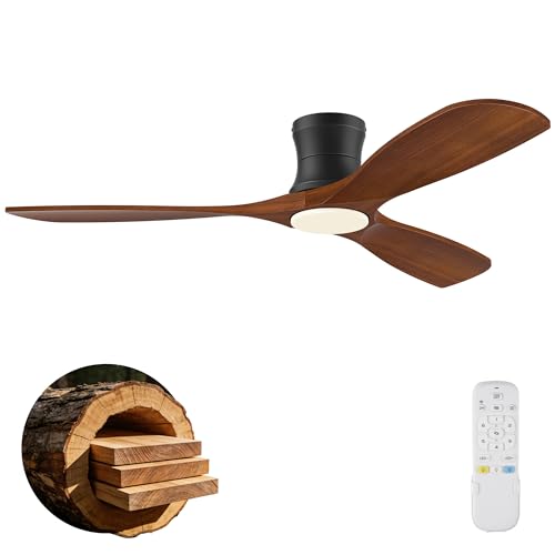 Hoenofly 52-Inch Flush Mount Ceiling Fan