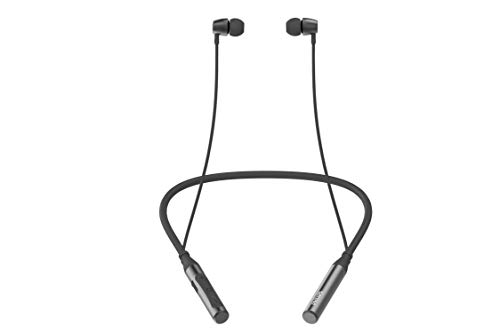 Philips Upbeat TAN2215BK Bluetooth 5.0 Neckband with 11 Hrs of Playtime, IPX4 Splash Proof Design, Magnetic Eartips and