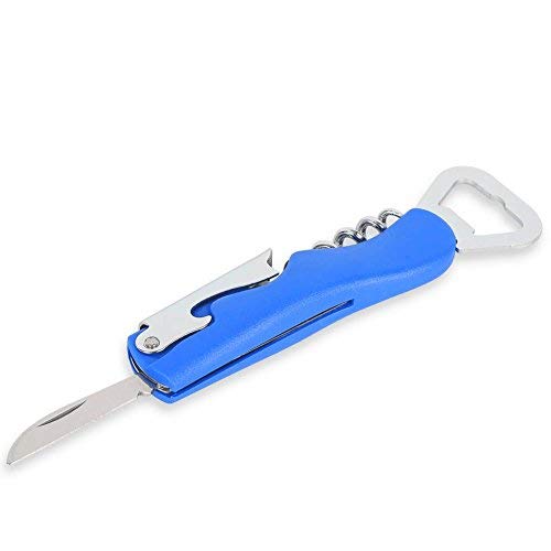 Premium Bartenders Corkscrew by Shanlan. A Professional 3-in-1 Bottle Opener With Foil Cutter for Wine and Beer. Stainless Steel and Hard Plastics [3 Packs] - Thumbnail 6