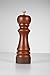 Wood Pepper Mill Grinder with Germany Carbon Steel for Fine Grinding,Smooth Touch Pepper Grinder Wooden Finish - 8 inch,Dustproof Protector Base Included by Kmatee