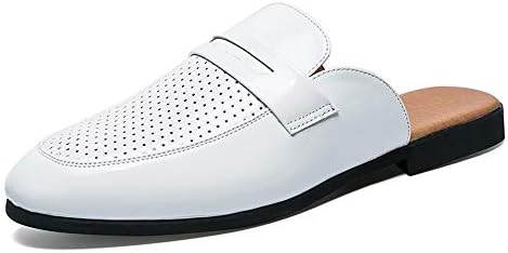 mens closed toe open back sandals