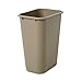 Rubbermaid Commercial Untouchable Top and Large Soft Trash Can Combo Pack, 10.31 Gallon, Beige