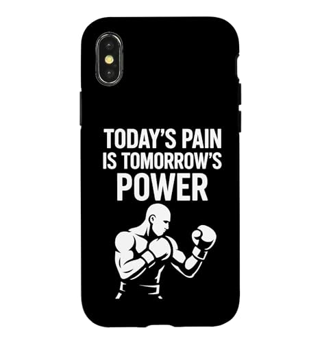 Today’s Pain Tomorrow’s Power Boxing Motivation Case for iPhone X/XS