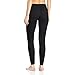 Women's 100% Merino Wool Midweight Base Layer Bottoms - Thermal Underwear - No Itch Renewable Fabric - Black - XX-Large