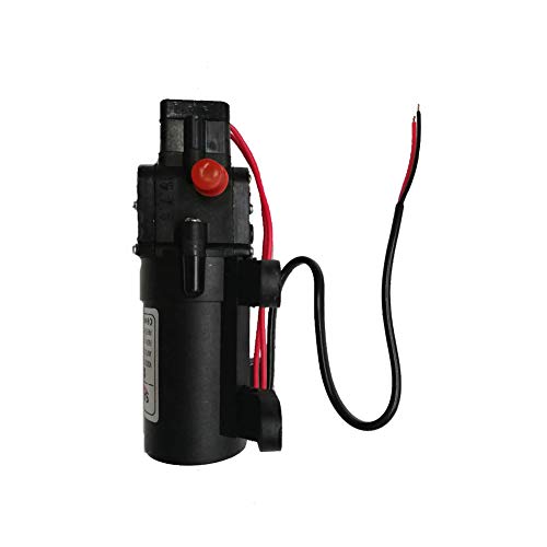12V DC Fresh Water Pump with 2 Hose Clamps 12 Volt Diaphragm Pump Self Priming Sprayer Pump with Pressure Switch 4.5 L/Min 1.2 GPM 80 PSI Adjustable for RV Camper Marine Boat Lawn - Thumbnail 4