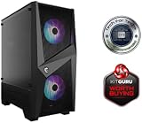MSI MAG FORGE 100R Mid Tower Case Black 2x 120mm ARGB Fans 1x 120mm view 9