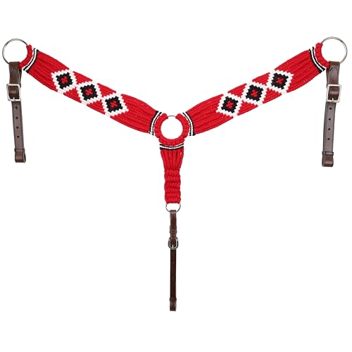 Showman Scarlet Mohair Breast Collar
