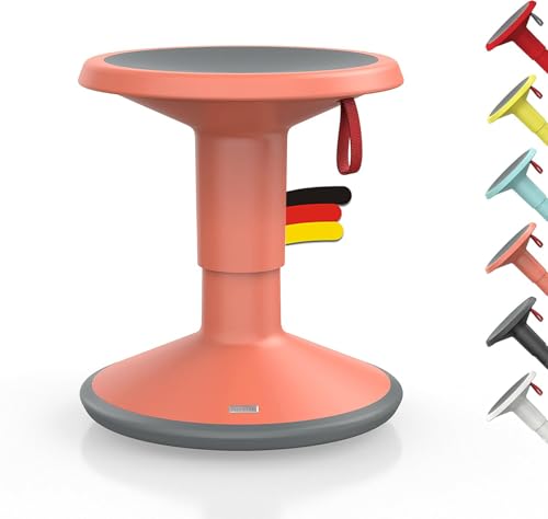 Interstuhl UPis1 - ergonomischer Sitzhocker mit Schwingeffekt - höhenverstellbar - Hocker mit rutschhemmender Standfläche & Kippschutz - Bürohocker (L